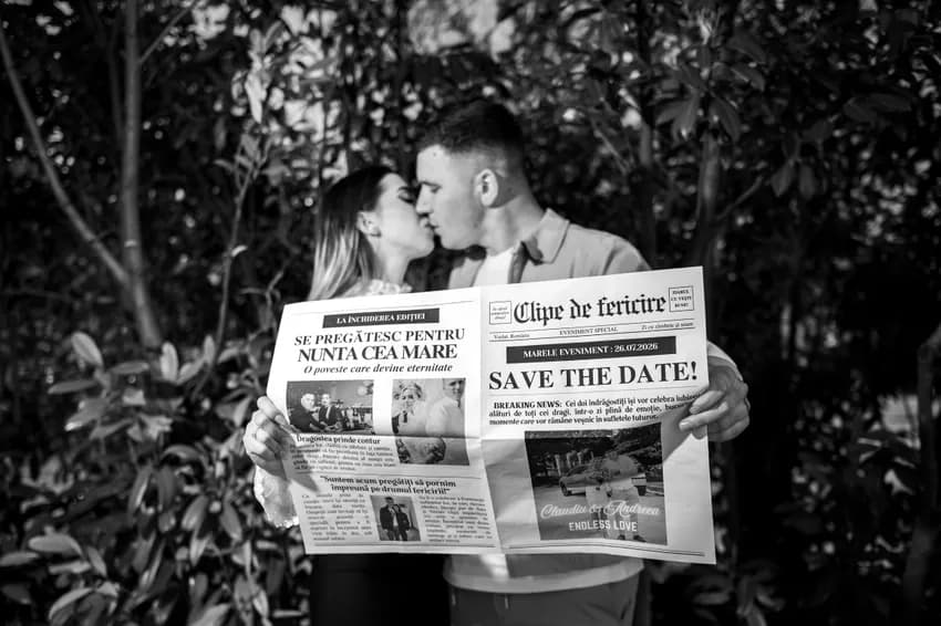 Save the Date plin de tandrețe